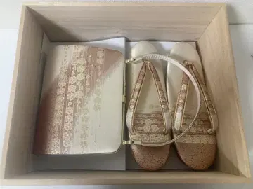 조리 와 백 세트 금 베이지 계열