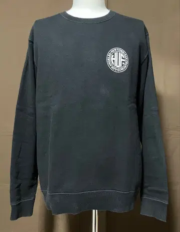 HUF 하프 블랙 맨투맨 트레이닝복