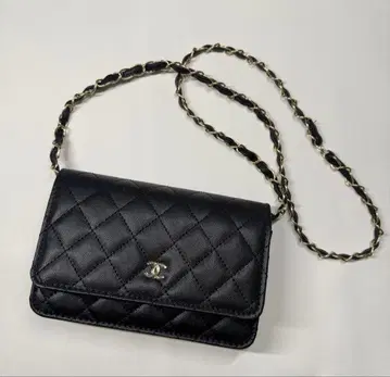 블랙 미니 숄더백