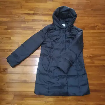 여성용 다운 자켓 블랙 계열 원단 9AR 슬림