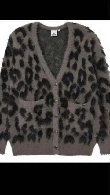 x-girl 레오파드 가디건