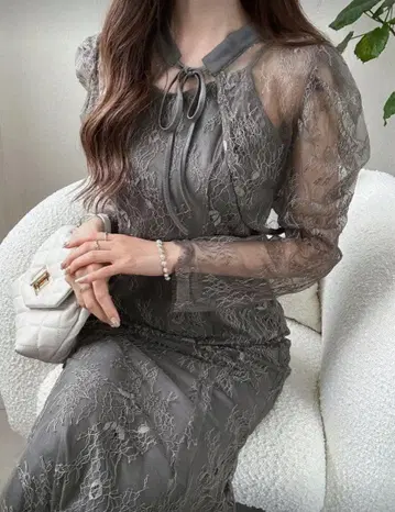 [ 당일 발송 ] 경사용 드레스 그레이