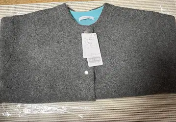 B.C STOCK 베이세이 스톡 2층 스무스 니트 블루종 그레이