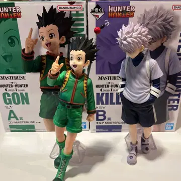 헌터헌터 제일복권 그리드 아일랜드 곤 키루아 피규어