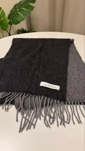 캐시미어 리버 솔리드 머플러