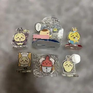 치이카와 토끼 아크릴 스탠드 6개 세트