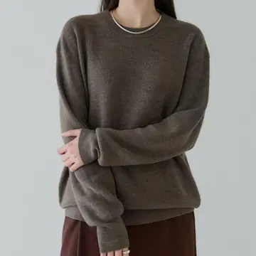 crewre 캐시미어 블렌드 메리노울 니트 모카 size 2