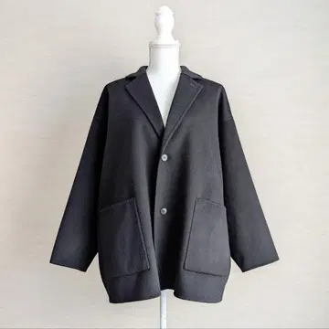 카구레 울 테일러드 쇼트 코트 kagure 테일러드 자켓