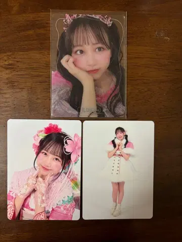 FRUITS ZIPPER 마츠모토 카렌 트레이딩 카드 3장 세트