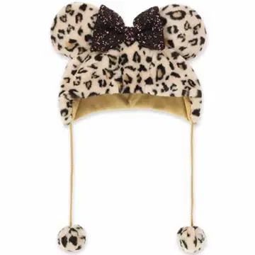 레오파드 무늬 미키 레오파드 팬캡