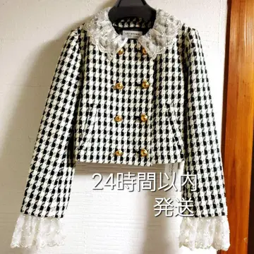 LILY BROWN 스캘럽 비쥬 터치 자켓 [ 미사용 새상품 ]