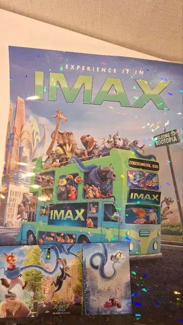 주토피아2 Zootopia2 입장객 특전 IMAX 포스터 파노라마 보드