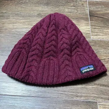 patagonia 버건디 비니