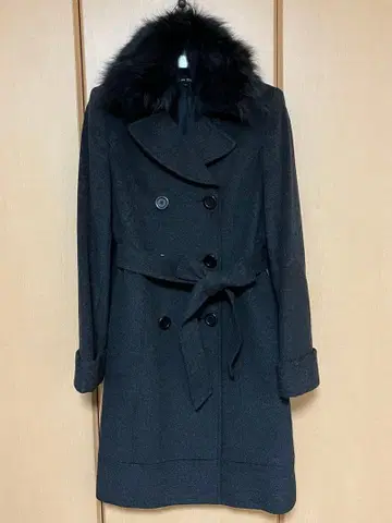 [ CLE des ZONES ] 다크 그레이 울 코트 ( 11호 )