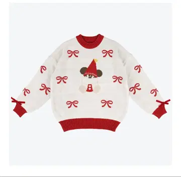 디즈니 릴린린 스웨터 크리스마스