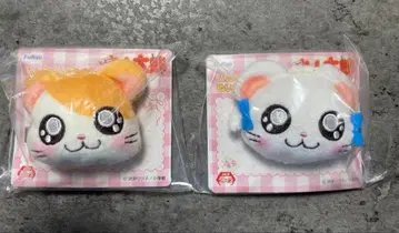 꼬마햄찌 봉제인형 헤어 클립 햄 리본