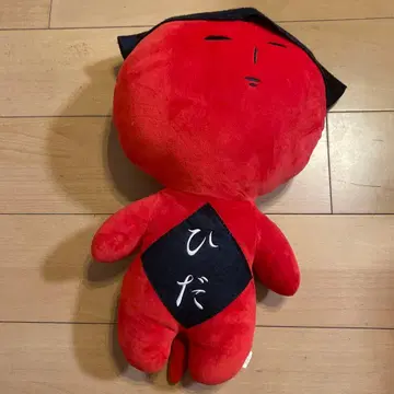 히다 자수 장식 빨간색 사루보보 봉제 인형 대