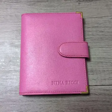NINA RICCI 핑크 접이식 지갑