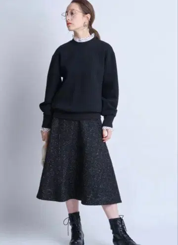 아르페쥬 스토리 트위드 스커트