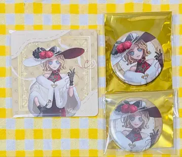 제5인격 캐릭터 Cafe 레이디 파우로 묶음 판매 코스터 캔뱃지