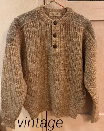 가격 인하 [ 빈티지 ] 니트 St.Franc 베이지