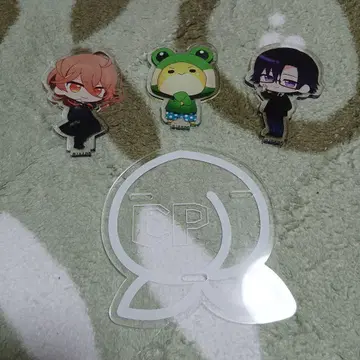 컬러풀 피치 아크릴 스탠드