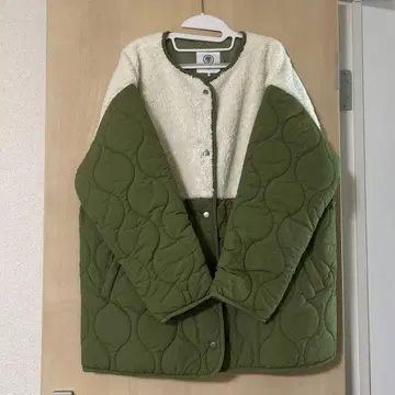 Lugnoncure 퀼팅 자켓 올리브 그린