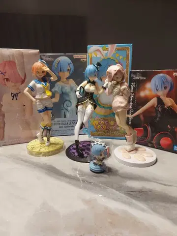 렘 라무 피규어 8세트 미개봉