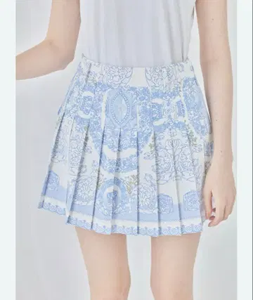 [ 새상품급 ] 카루셀 보켄 Monaco Skirt ( blue ) 셋업