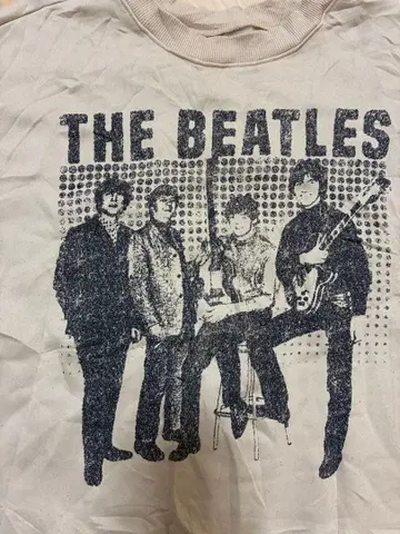THE BEATLES 비틀즈 긴팔 트레이닝복 베이지 해외 구제 의류
