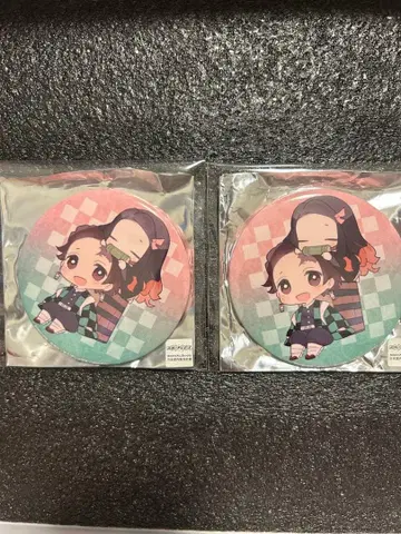 귀멸의 칼날 탄지로&네즈코 캔뱃지