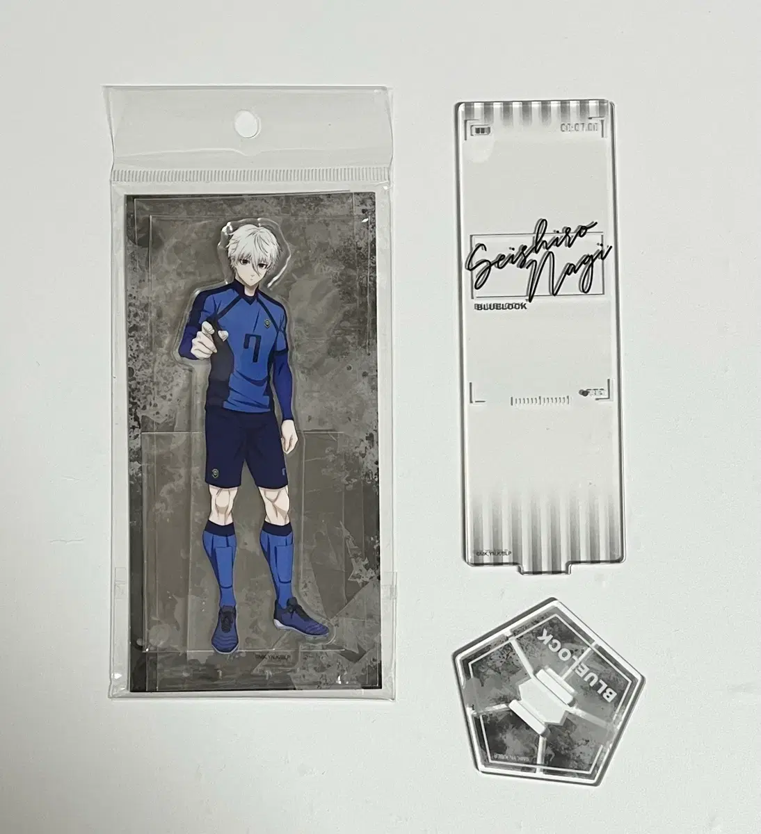 Bluelock Nagi Seishiro sign signature acrylic stand diorama wts
