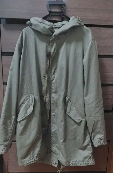 FOB 팩토리 M-51 쉘 후드 모즈 코트 L