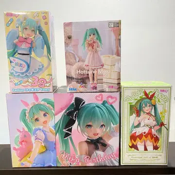 [ 세트 판매 ] 하츠네 미쿠 시리즈 피규어 5개 상자 세트