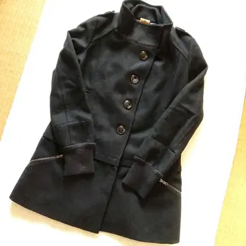 ROYAL PARTY 울 혼방 코트 블랙 로얄 파티