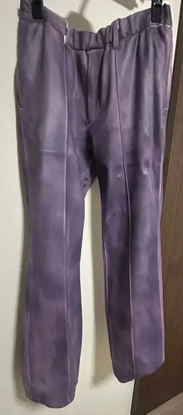 TAAKK 레더 코튼 트랙 팬츠