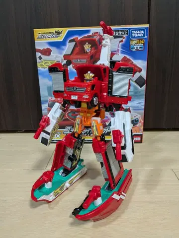 토미카 조브레이버 유나이트 파이어브레이버 소방차 & 소방정 합체 세트