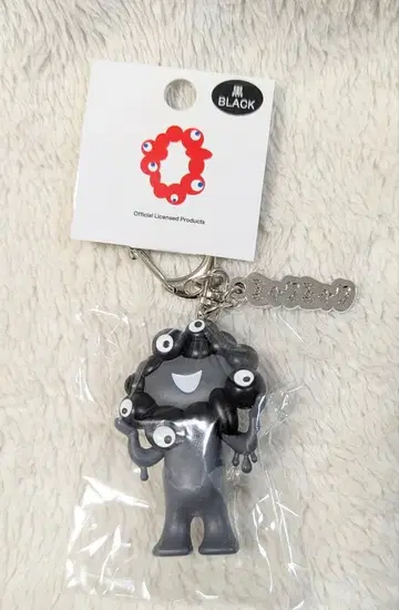 블랙 미야쿠미야쿠 PVC 입체 키링