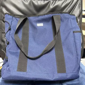 MEI 네이비 토트백