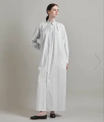 [ LOEFF ] 스트라이프 셔츠 원피스