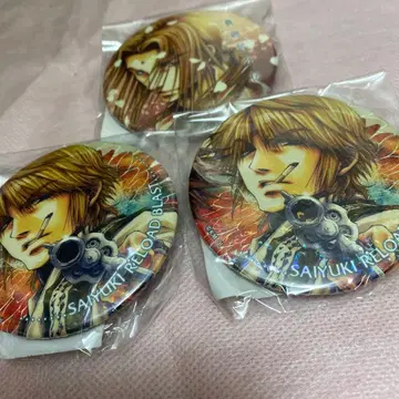 최유기 세가 콜라보 카페 삼장 금 홀로그램 캔뱃지