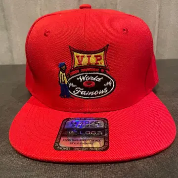 VIP records 빨간색 야구 모자