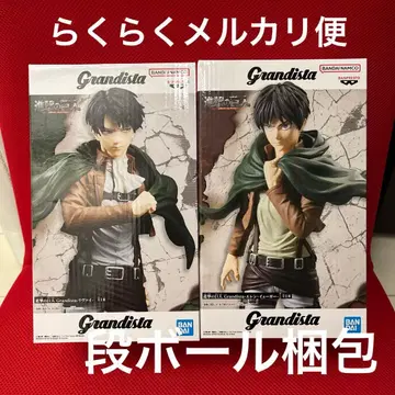 진격의 거인 Grandista 리바이 엘렌 예거 피규어 2종