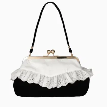 SABRINA LACE BAG black
