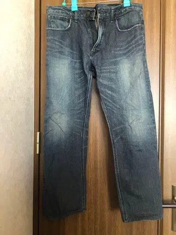 리 라이더스 다크 블루 스트레이트 청바지