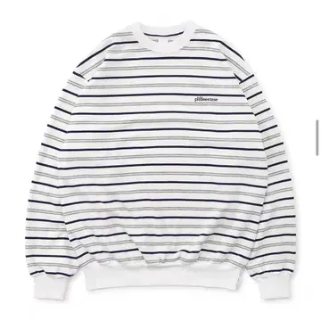 plllllleeeasse stripe lightweight sweat