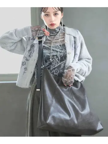 HARE 2WAY 숄더 빅 백 그레이