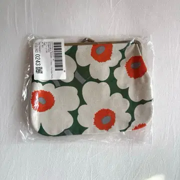미사용 새상품 마리메꼬 marimekko 가마구치 파우치 60주년 기념