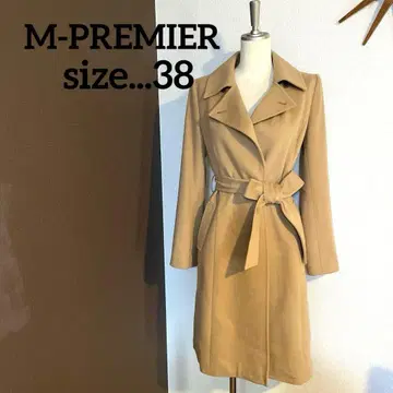 M-PREMIER 엠프리미어 캐시미어 혼방 벨티드 롱 코트