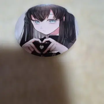 토키토 무이치로 하트 만드는 캐릭터 핀 배지